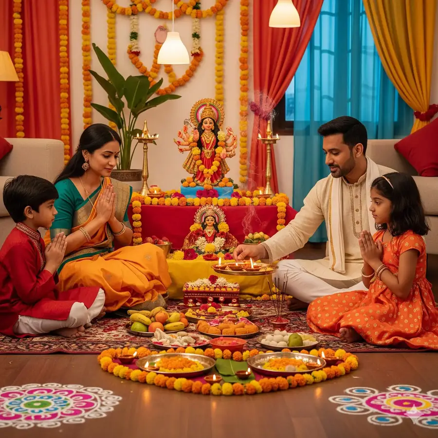 Navratri pooja items used in Vedic Vastu remedies